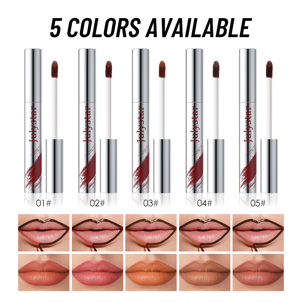 ลิปไลเนอร์เนื้อแมตต์ ดึงออกเคลือบน้ำ เขียนง่าย สีพลิกยาว